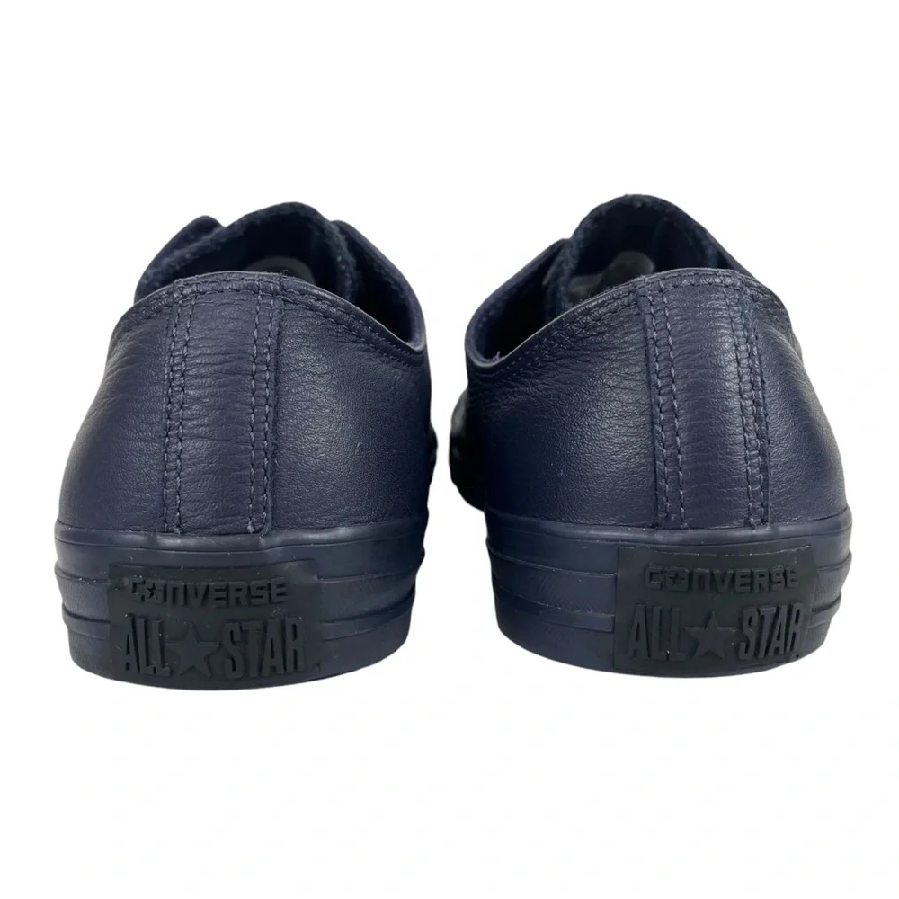 Converse Unisex Men 9.5 | Women 11.5 Chuck‎ Taylor Blue Leather Lo-Top Sneakers